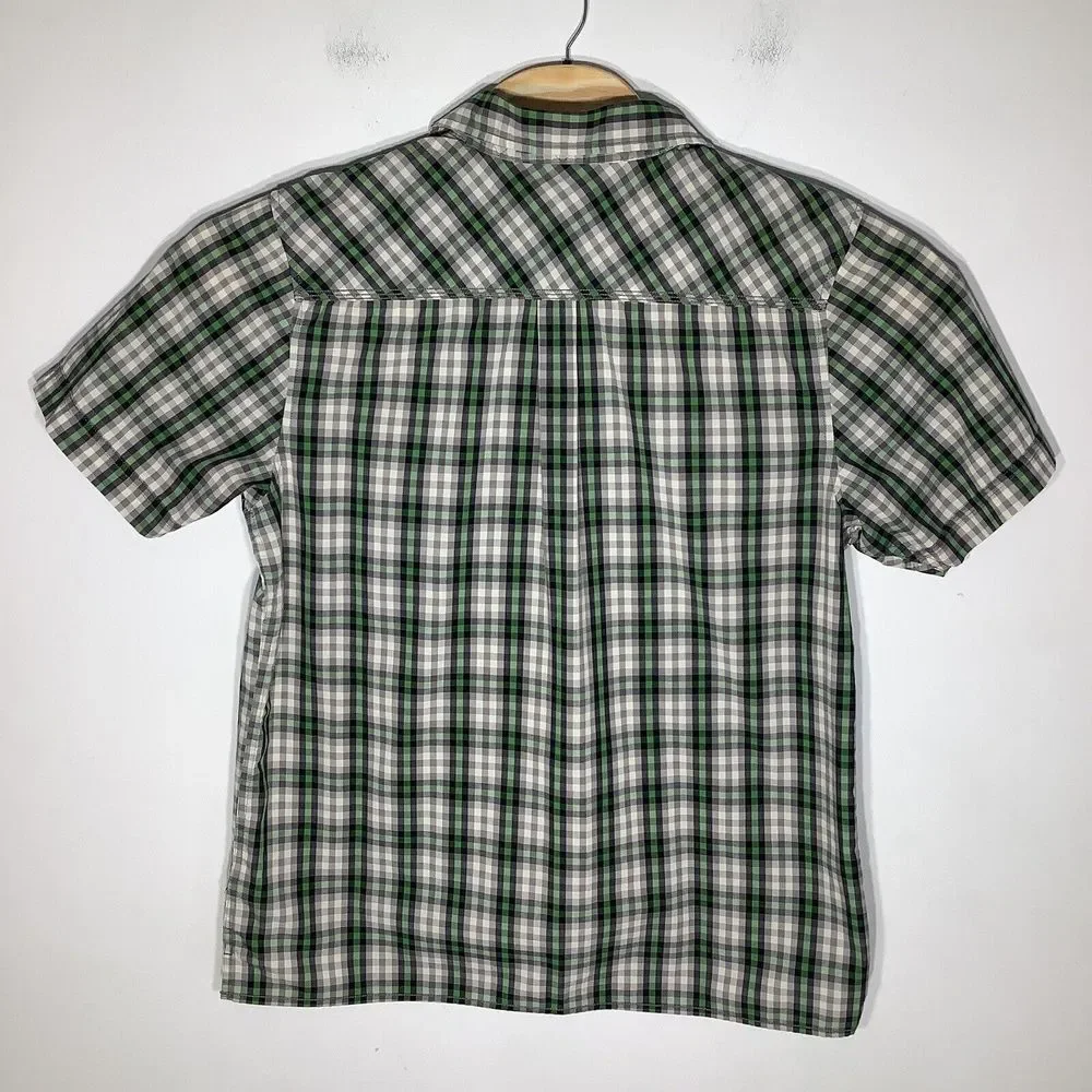 The North Face Mens Short Sleeve Pearl Snap Shirt‎ Size Large